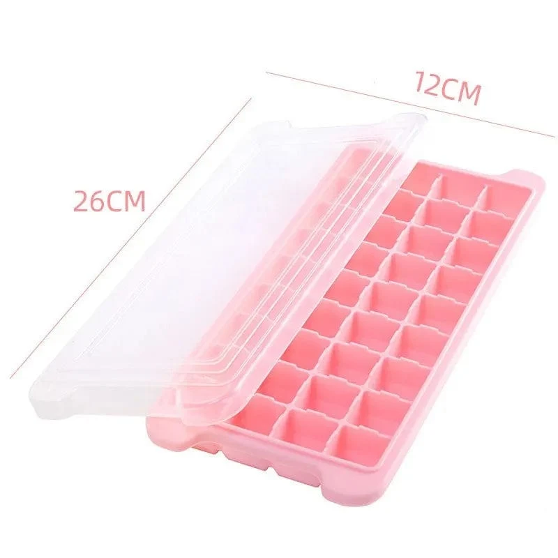 Bac à glaçons silicone 24/36 alvéoles avec couvercle amovible