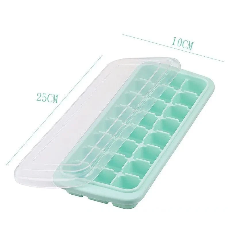 Bac à glaçons silicone 24/36 alvéoles avec couvercle amovible