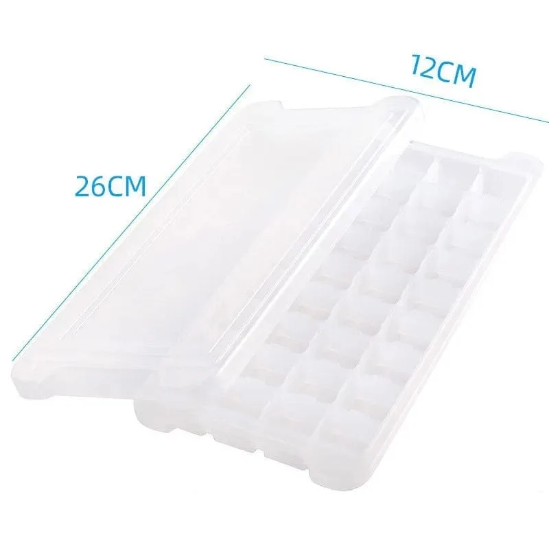 Bac à glaçons silicone 24/36 alvéoles avec couvercle amovible