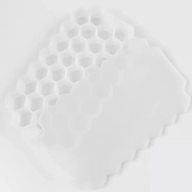 Bac à glaçons en silicone réutilisable 37 compartiments en nid d'abeilles