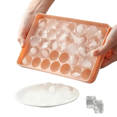 Moule à glaçons sphériques 33 boules - Idéal pour cocktails et whisky