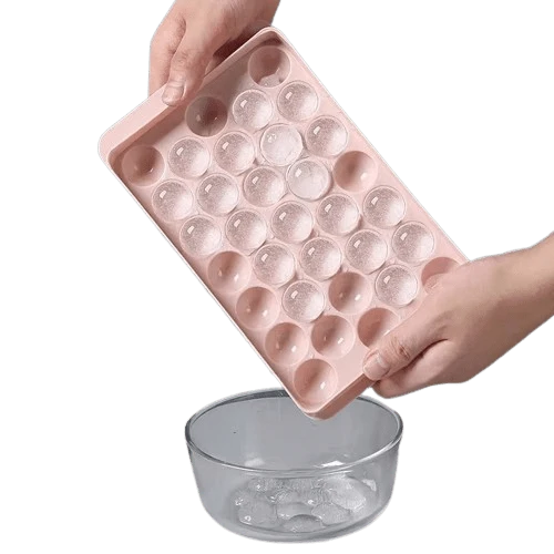 Moule à glaçons sphériques 33 boules - Idéal pour cocktails et whisky
