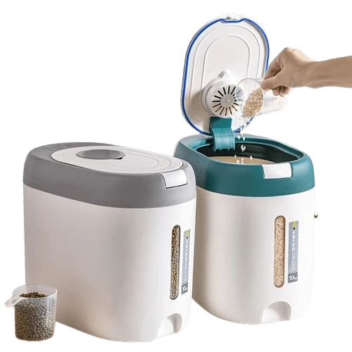 Boîte de Rangement pour Riz Scellée de Grande Capacité