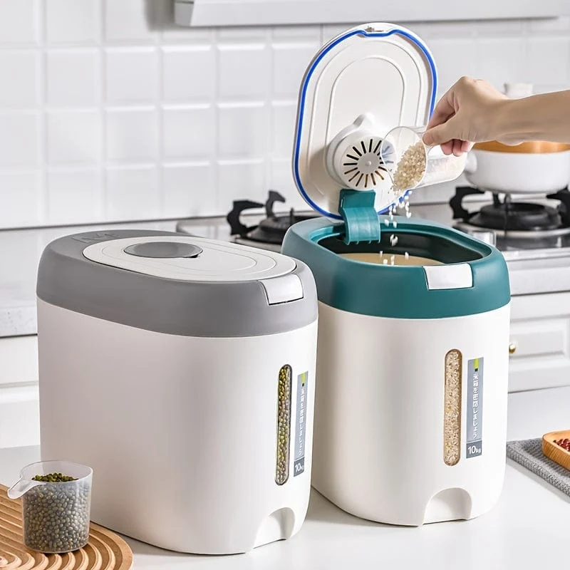 Boîte de Rangement pour Riz Scellée de Grande Capacité