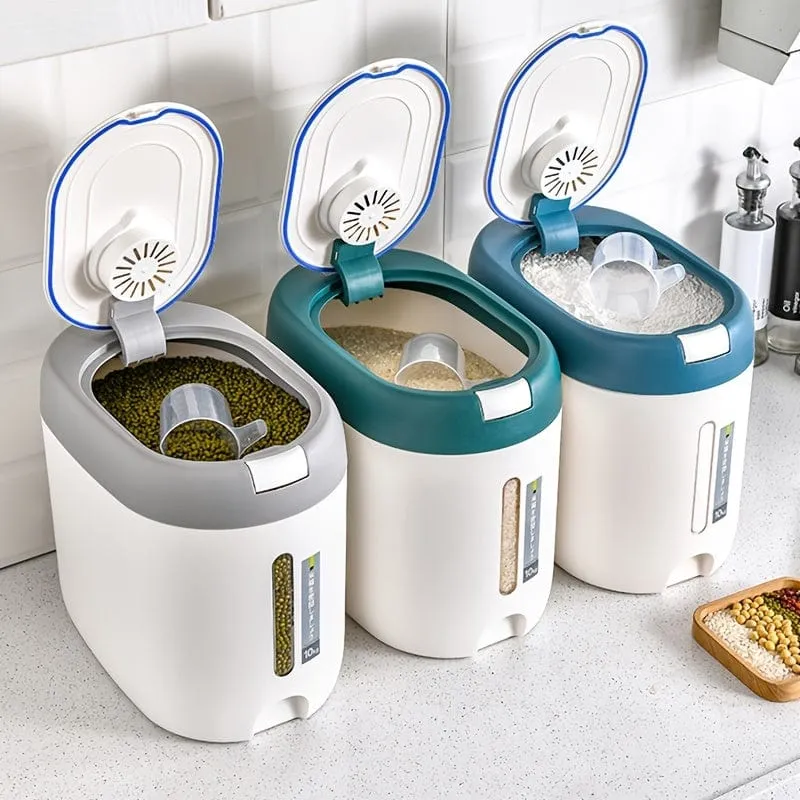 Boîte de Rangement pour Riz Scellée de Grande Capacité