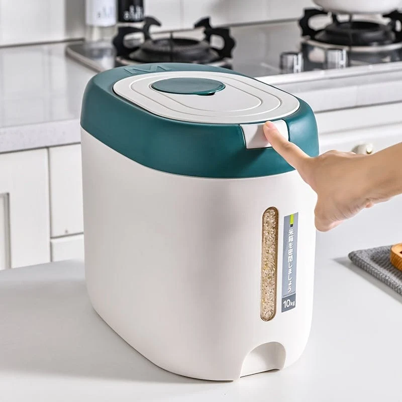 Boîte de Rangement pour Riz Scellée de Grande Capacité