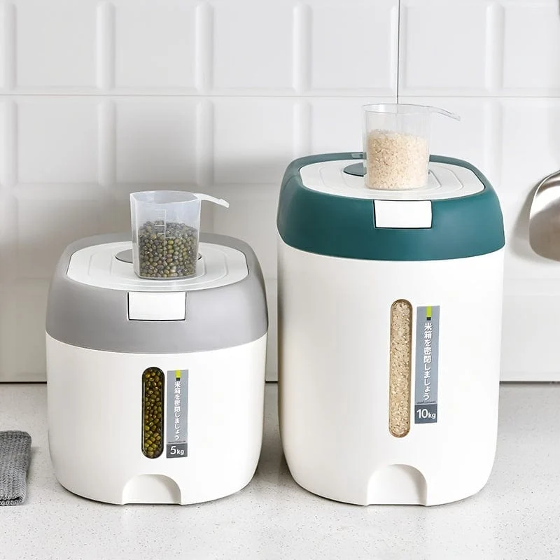 Boîte de Rangement pour Riz Scellée de Grande Capacité