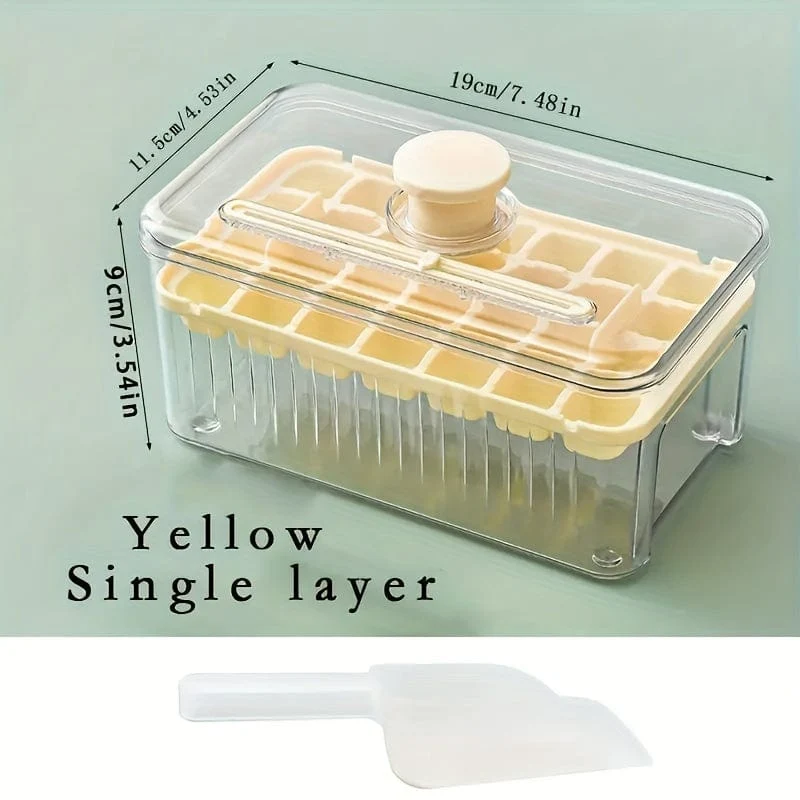 Bac à Glaçons Intelligent avec cuillère et boîte de rangement