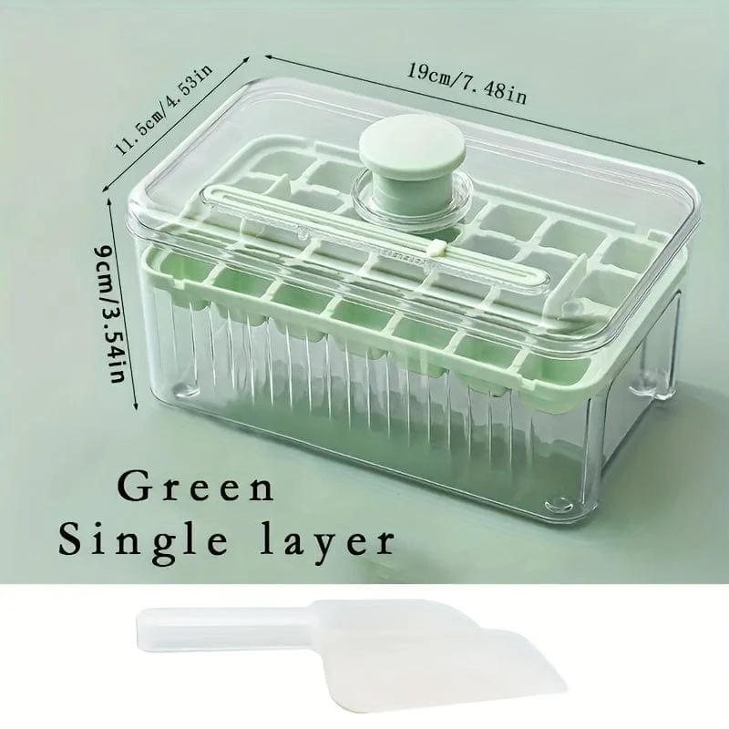 Bac à Glaçons Intelligent avec cuillère et boîte de rangement