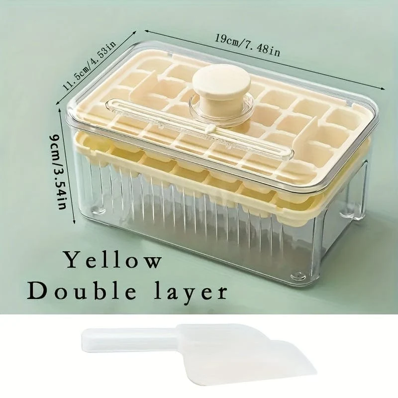 Bac à Glaçons Intelligent avec cuillère et boîte de rangement
