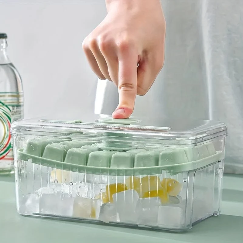Bac à Glaçons Intelligent avec cuillère et boîte de rangement