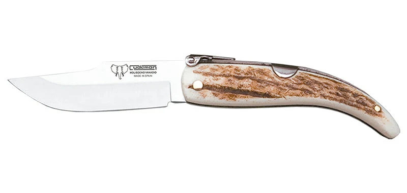 Couteau Pliant Bois de cerf C380C Cudeman