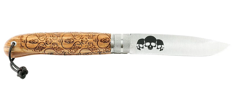 Couteau de Poche Skull Focus Décalé