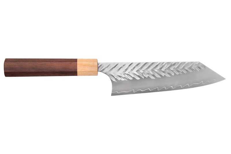 Couteau bunka 16,5cm japonais artisanal Yoshimi Kato SPG Strix V-Tsuchime