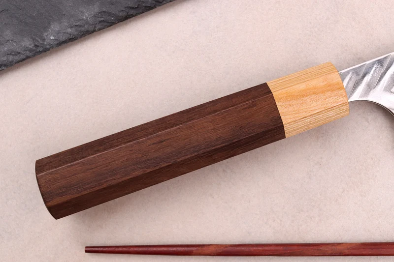 Couteau bunka 16,5cm japonais artisanal Yoshimi Kato SPG Strix V-Tsuchime