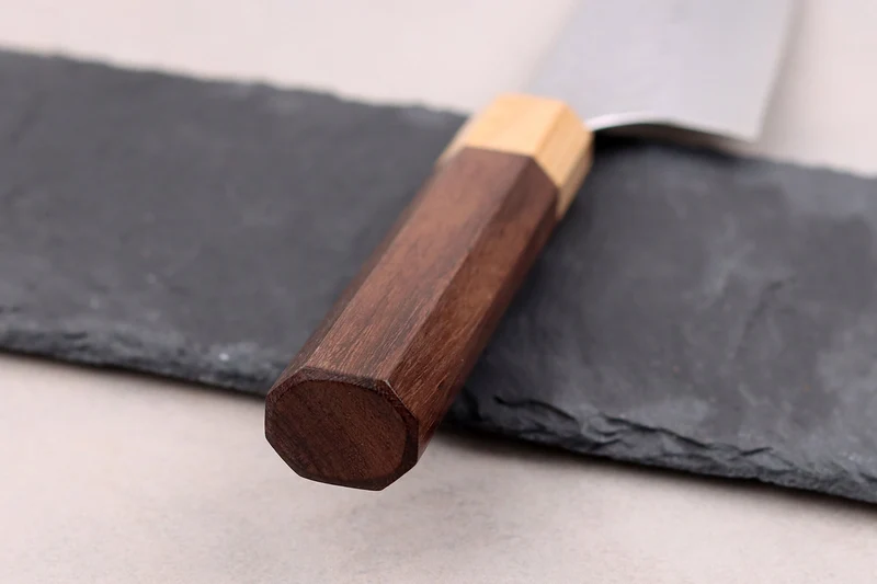 Couteau bunka 16,5cm japonais artisanal Yoshimi Kato SPG Strix V-Tsuchime
