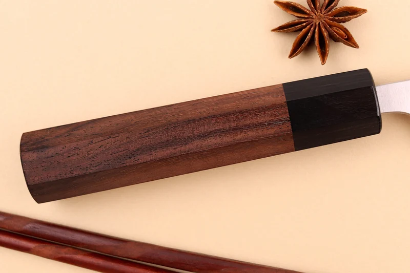 Couteau d'office japonais artisanal Shibata Koutetsu AS 8cm