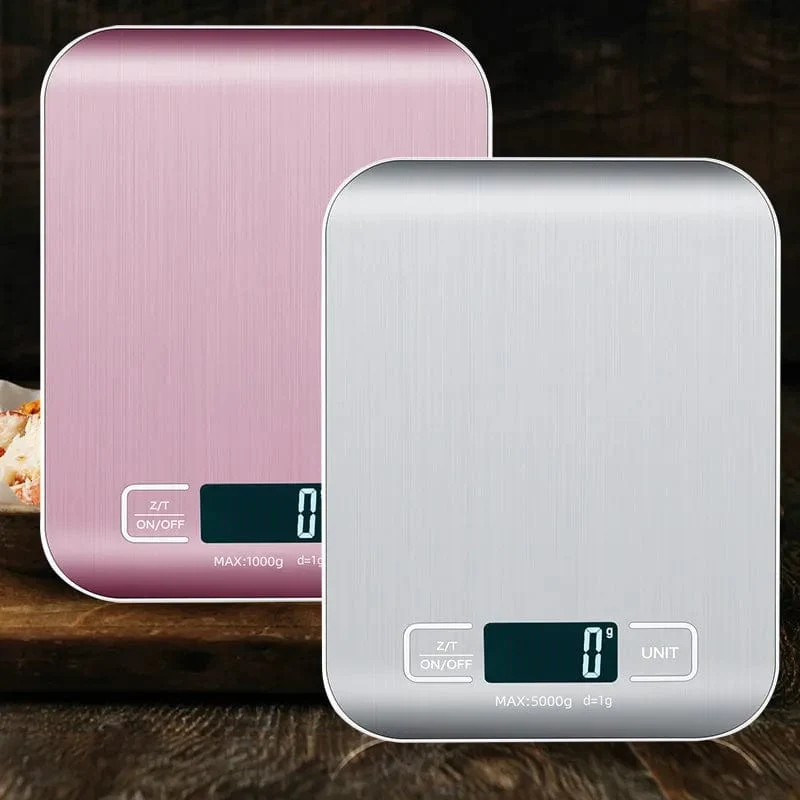Balance de cuisine rechargeable par USB avec écran LCD
