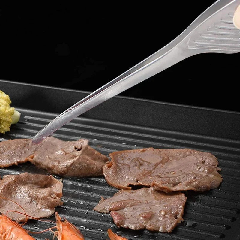 Pinces de barbecue coréennes en acier inoxydable - Pratiques et durables