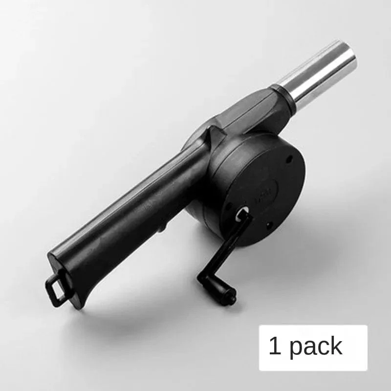 Ventilateur à Main Portable pour Barbecue - Accessoire BBQ - Acier Inoxydable