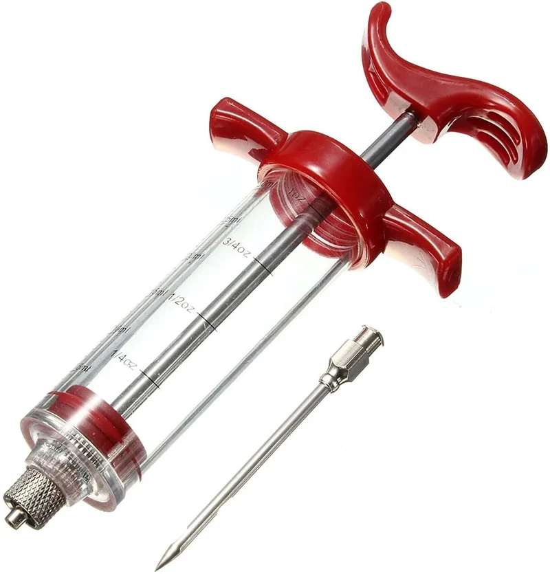 Seringue Injecteur de Marinades pour Barbecue 30ml - Accessoire Cuisine BBQ