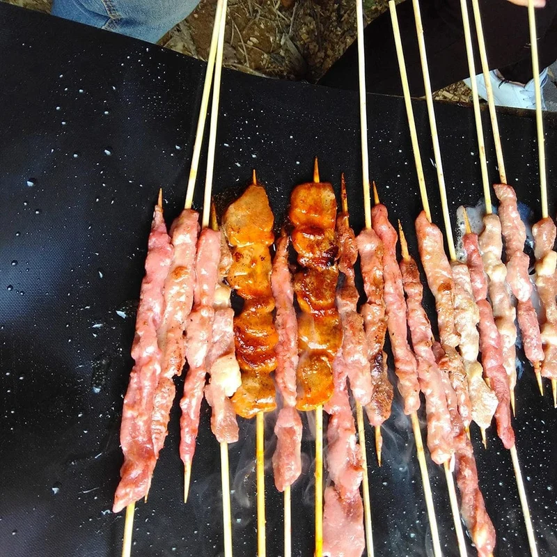 Tapis de Cuisson BBQ Grill Mat Non-Stick Réutilisable 40x50cm