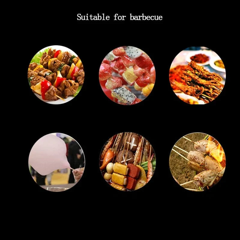 Lot de 100 Piques à Brochettes en Bambou