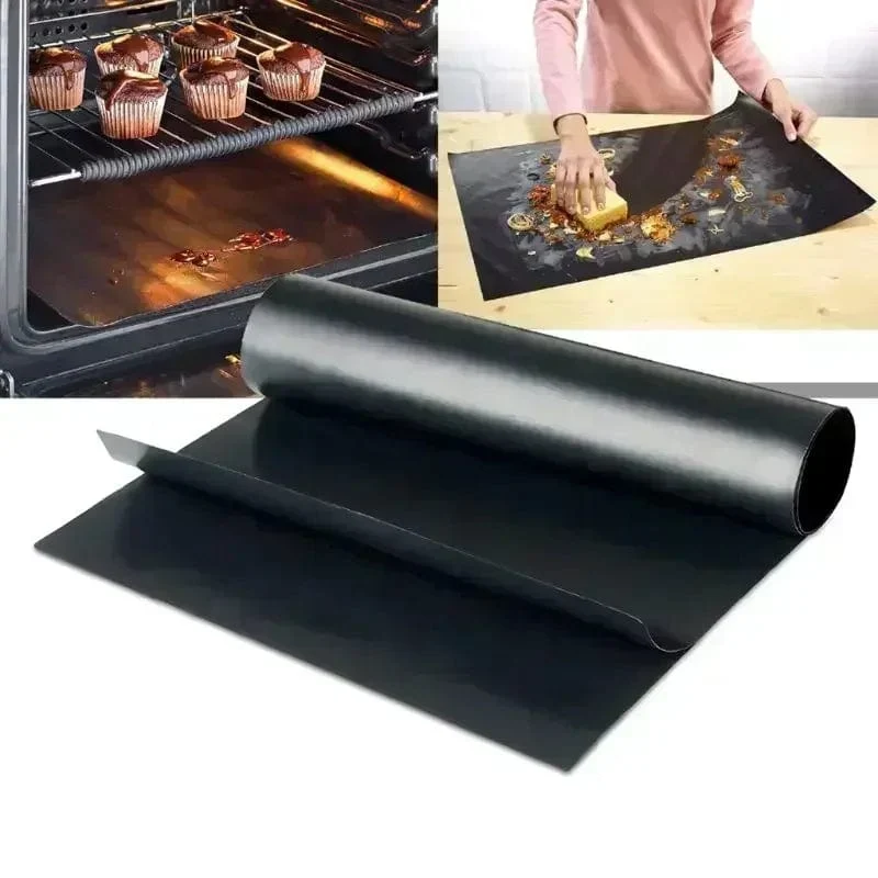 Tapis de Cuisson BBQ Réutilisable Non-collant 33x40cm