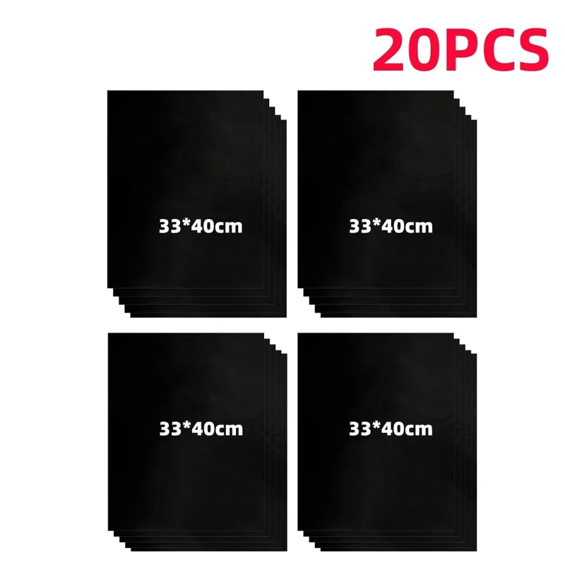 Tapis de Cuisson BBQ Réutilisable Non-collant 33x40cm