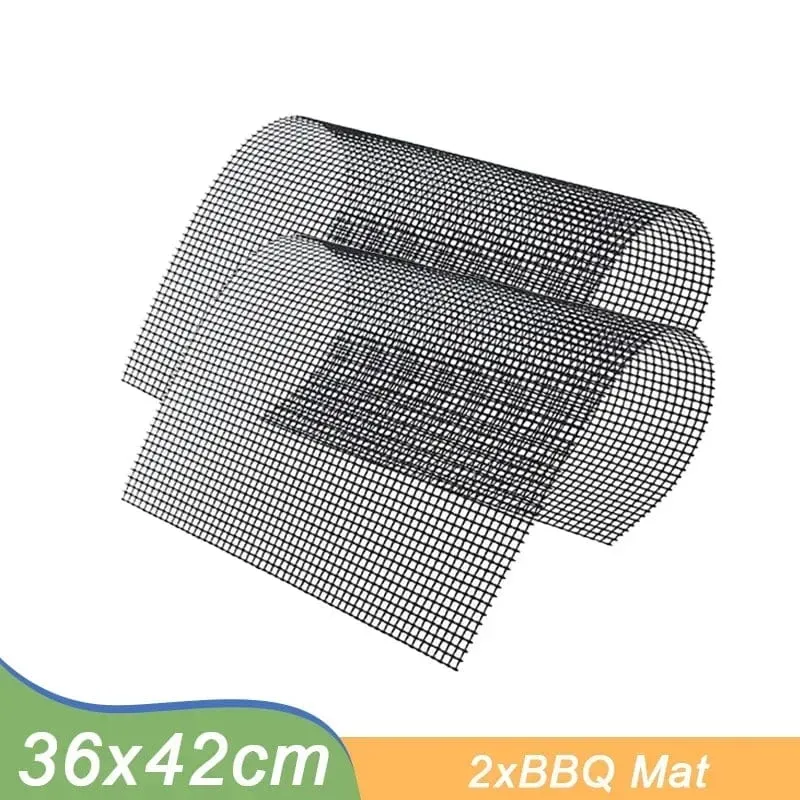 Grille de Barbecue Antiadhésive Réutilisable, Résistante à la Chaleur BBQ