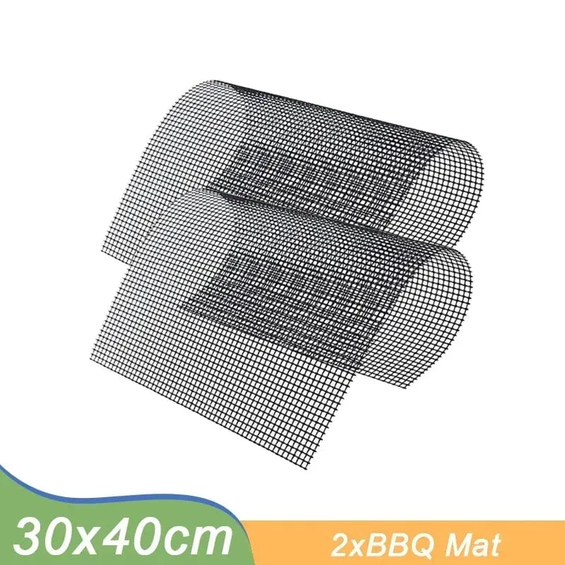 Grille de Barbecue Antiadhésive Réutilisable, Résistante à la Chaleur BBQ