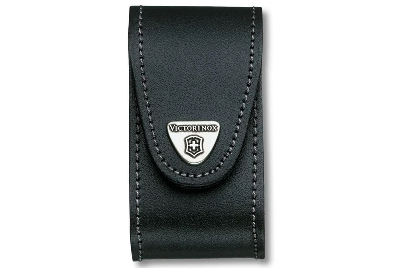 Etui cuir noir Victorinox pour couteaux suisses 9,1cm - 15 à 23 pièces