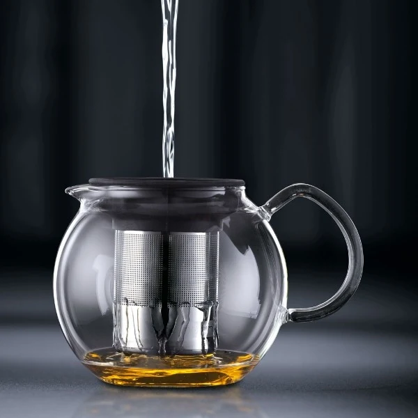 Théière Bodum Assam à piston avec filtre inox - 1.5L 12 tasses