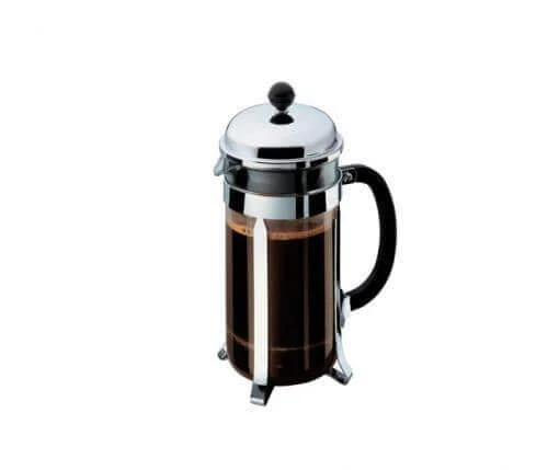 Cafetière Bodum Chambord à piston avec filtre inox - 1L 8 tasses
