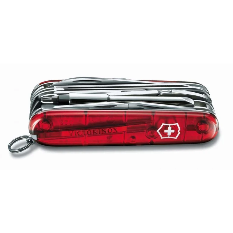 Couteau suisse Victorinox Cyber Tool M rouge translucide 91mm 34 fonctions
