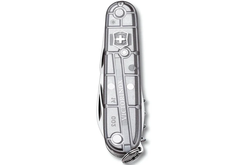 Couteau suisse Victorinox Spartan Silvertech gris argenté translucide 91mm 12 fonctions
