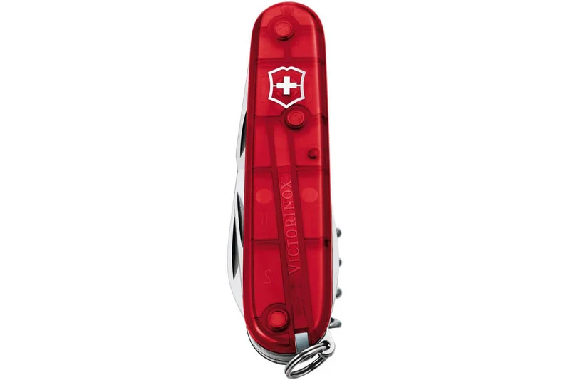 Couteau suisse Victorinox Spartan rouge translucide 91mm 12 fonctions