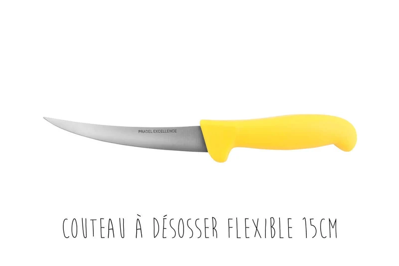 Trousse 6 couteaux de boucher + 1 fusil Pradel Excellence