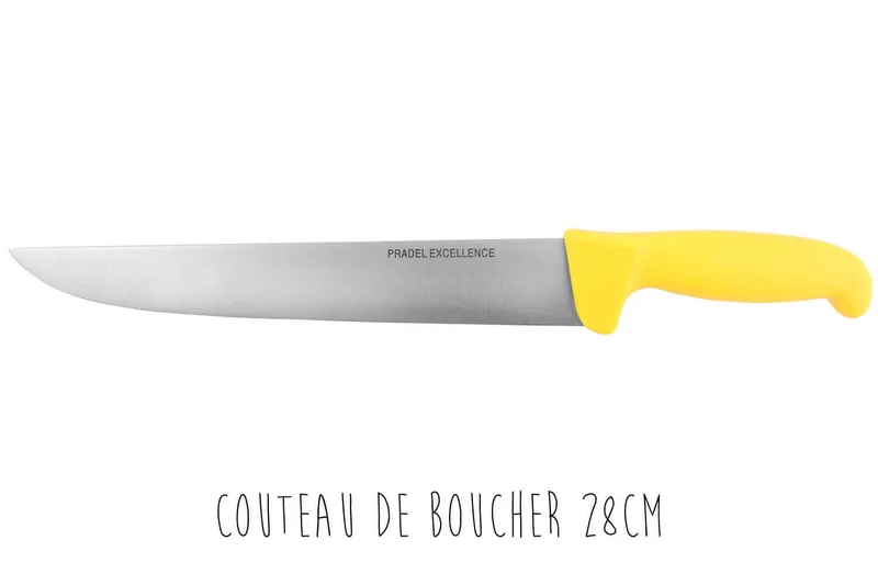 Trousse 6 couteaux de boucher + 1 fusil Pradel Excellence