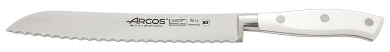 Couteau à pain forgé Riviera White Arcos lame 20cm acier NITRUM®