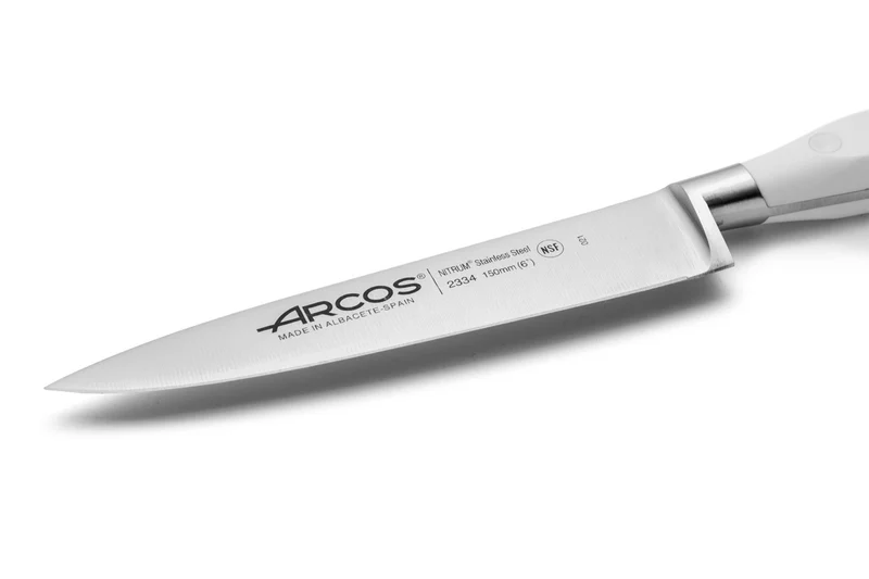 Couteau à découper forgé Riviera White Arcos lame 15cm acier NITRUM®