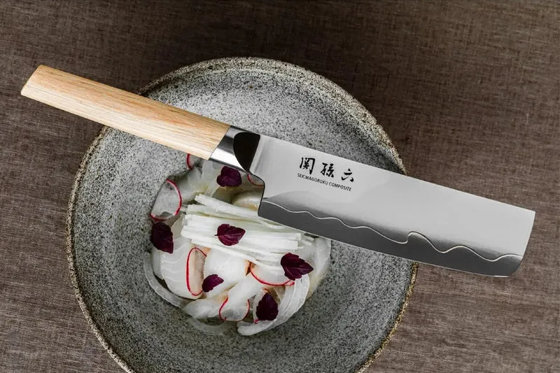 Couteau Nakiri Kai Seki Magoroku Composite lame 16,5cm