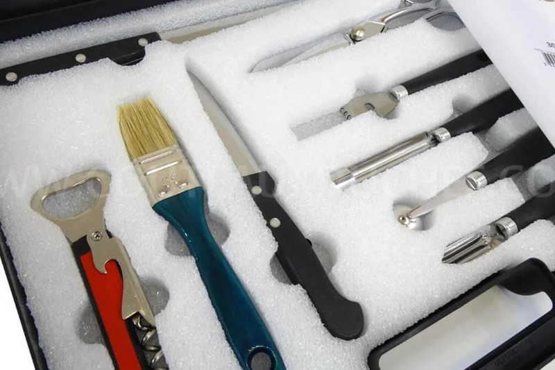 Malette école hôtelière 17 couteaux et accessoires Au Nain