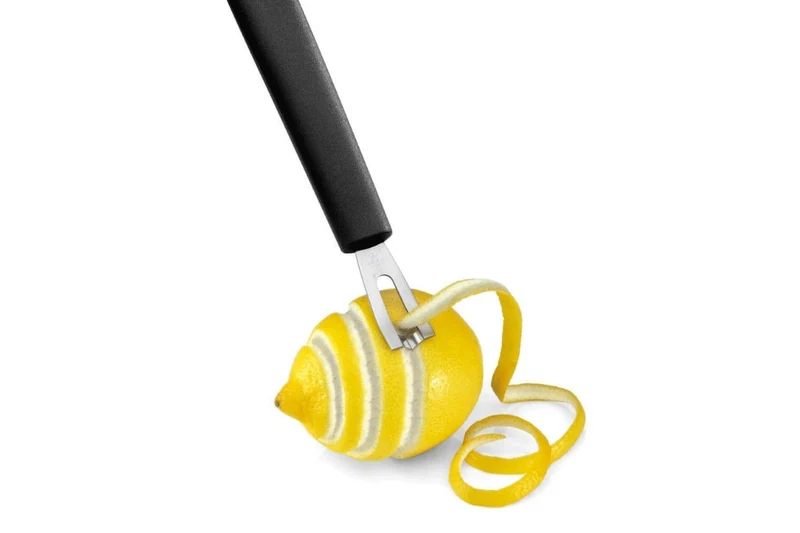 Canneleur Triangle forme V manche en green grip noir