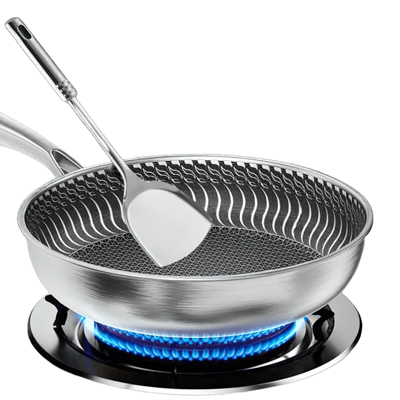 Poêle Innovante au Revêtement en nid d'abeille pour une Cuisson Parfaite