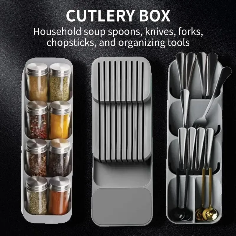 Organisateur de Couverts pour Tiroir de Cuisine