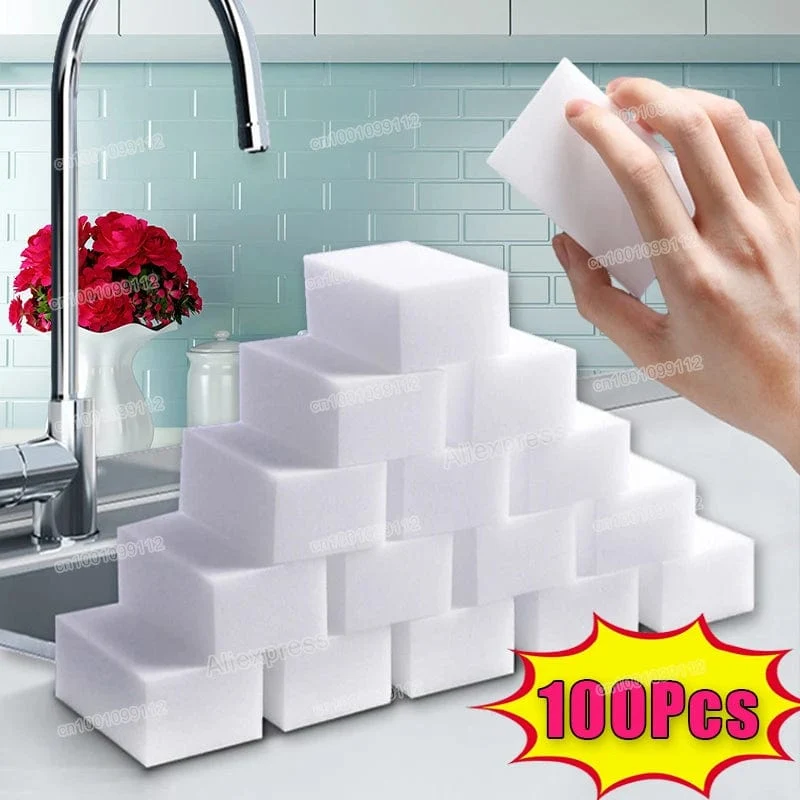 Éponges Magiques Nettoyantes pour Cuisine et Salle de Bain