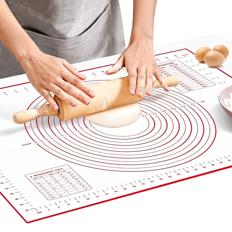 Tapis de Cuisson Antiadhésif en Silicone pour Pétrir la Pâte