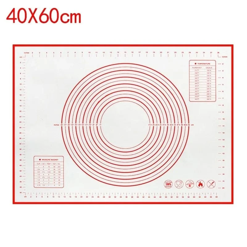 Tapis de Cuisson Antiadhésif en Silicone pour Pétrir la Pâte