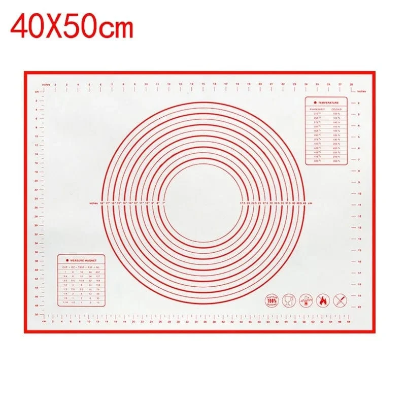 Tapis de Cuisson Antiadhésif en Silicone pour Pétrir la Pâte
